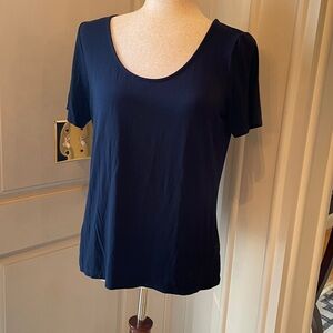 Brooks Brothers Dark Blue Short Sleeve Jersey